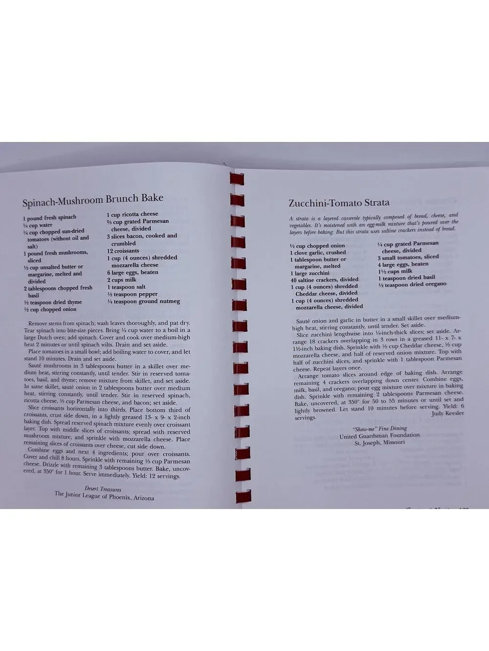 Vintage Community Cookbook, America's Best Recipes, 1994 Hometown Collection